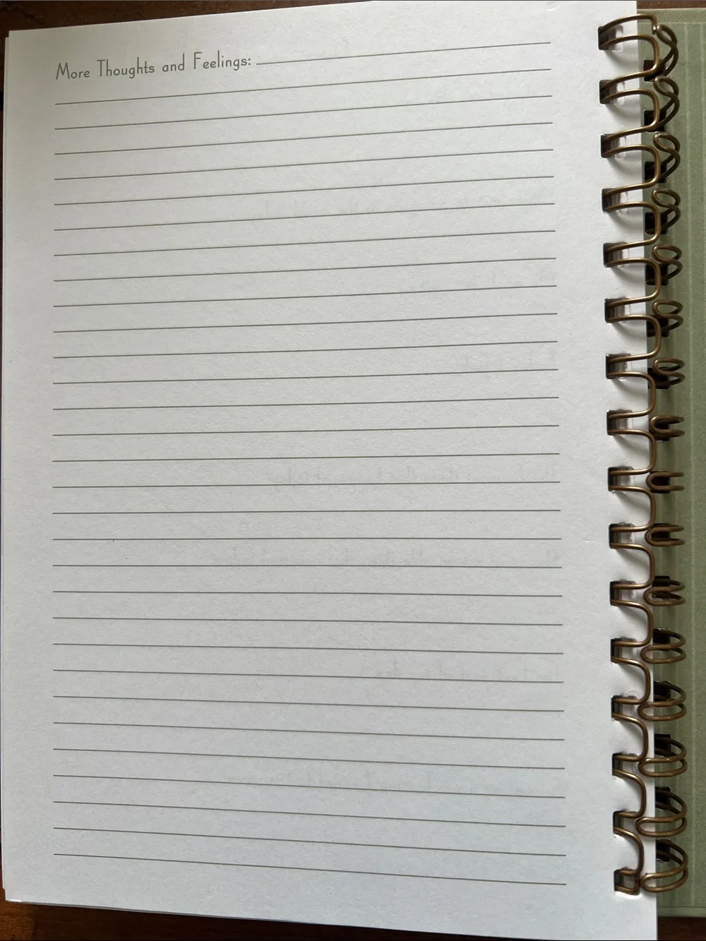 Daily Journal - Pink Tulip Spiral Notebook. 8.5” x 6”